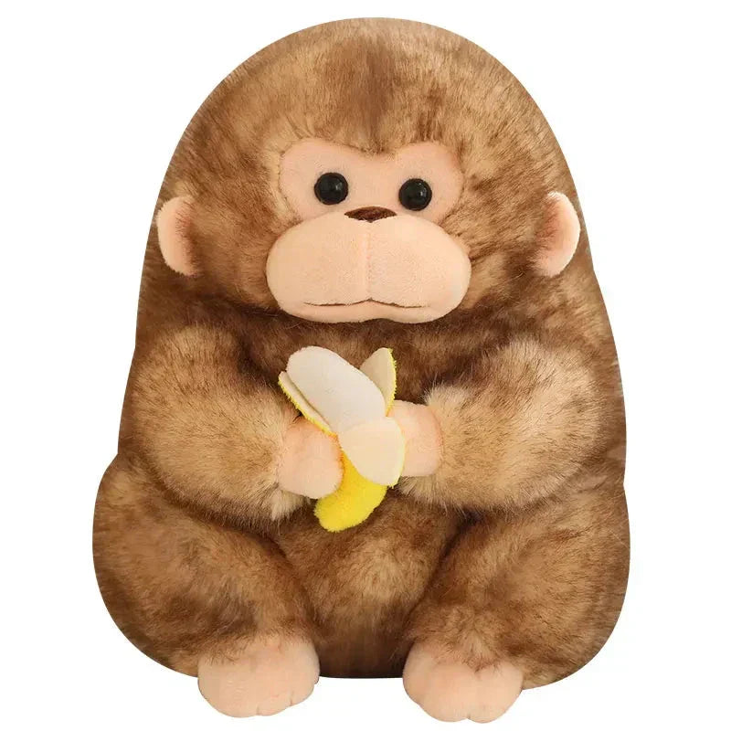 Cute Big Monkey Soft Toy With Banana Friend