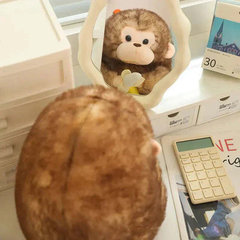 Cute Big Monkey Soft Toy With Banana Friend