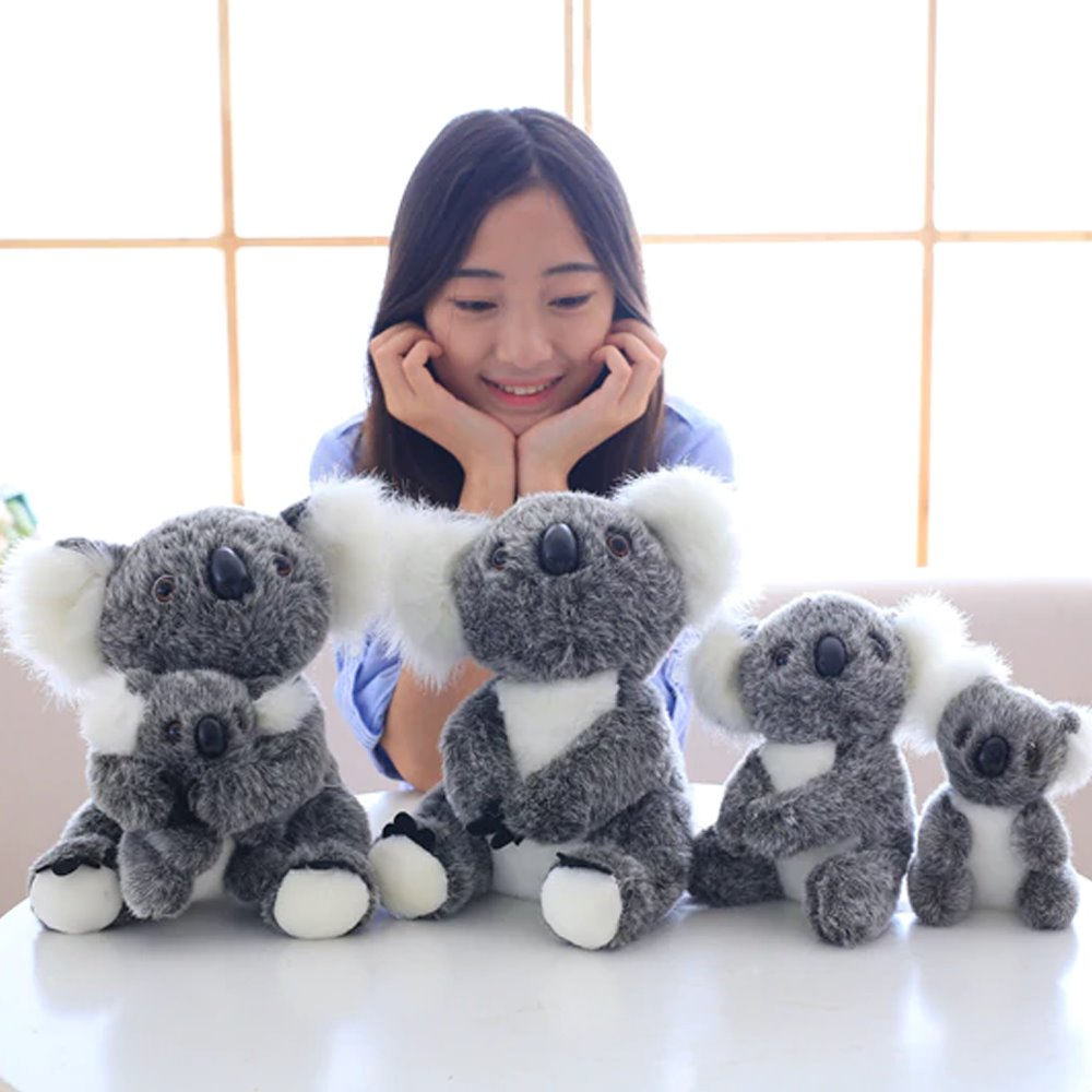 Cute Koala Family Figurine