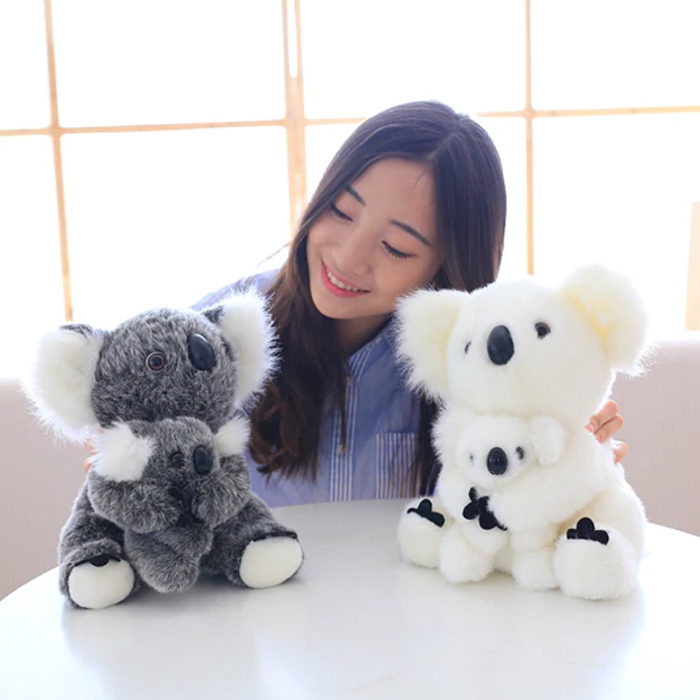 Cute Koala Family Figurine