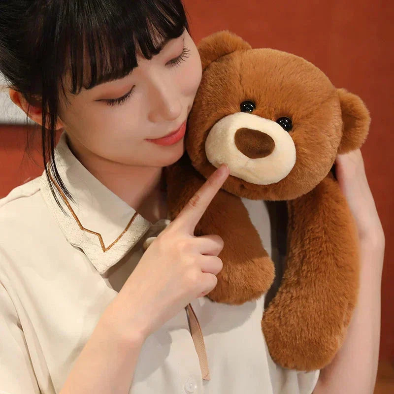 Soft Cuddly Brown Teddy Bear Plush Toy