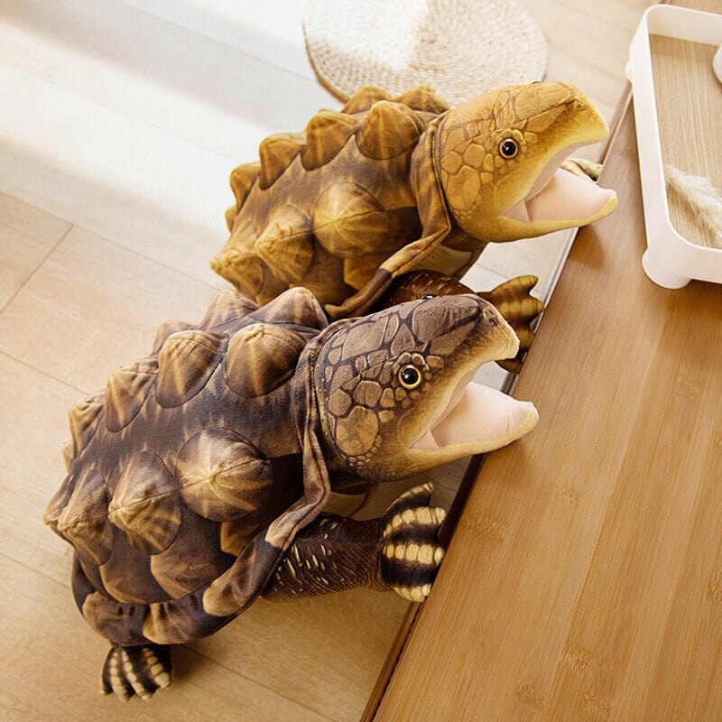 Big Realistic Snap Turtle Stuffed Animal