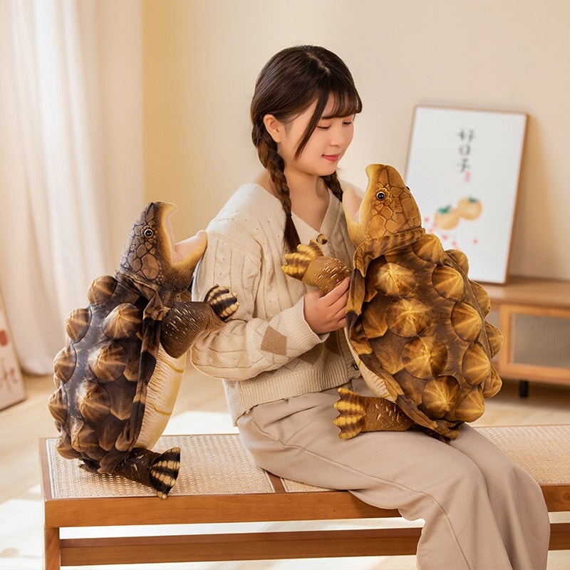 Big Realistic Snap Turtle Stuffed Animal