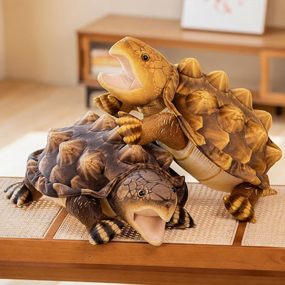 Big Realistic Snap Turtle Stuffed Animal