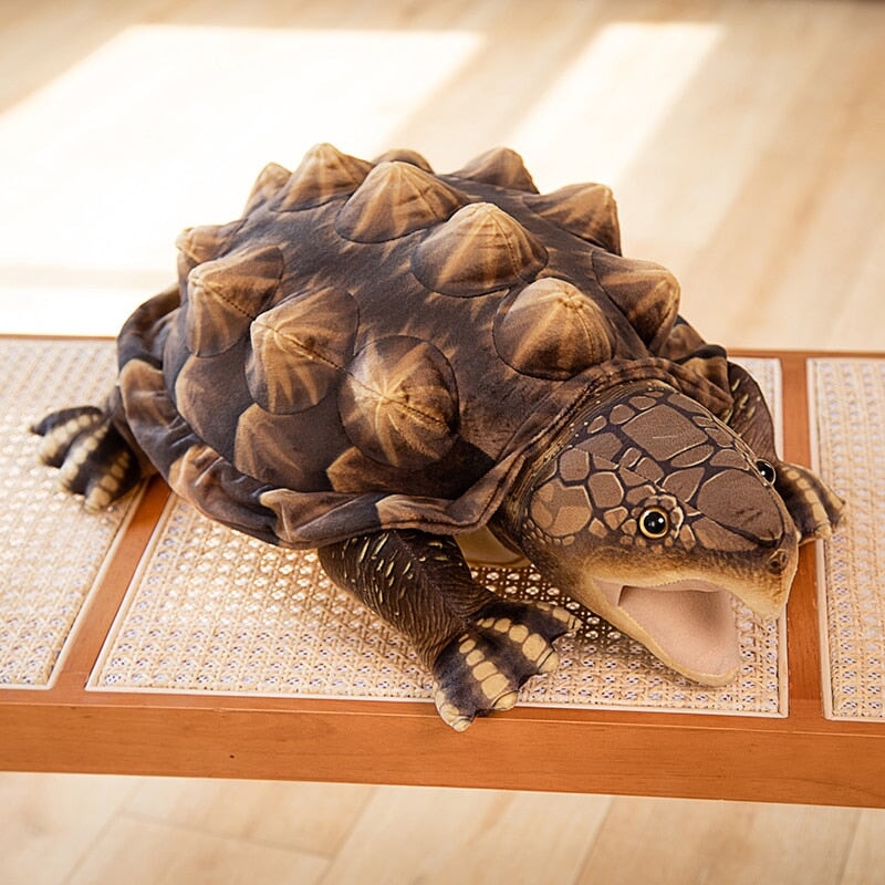 Big Realistic Snap Turtle Stuffed Animal