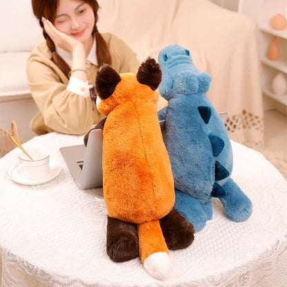 Cuddly Sloth Fox Raccoon Plush Toy Friends