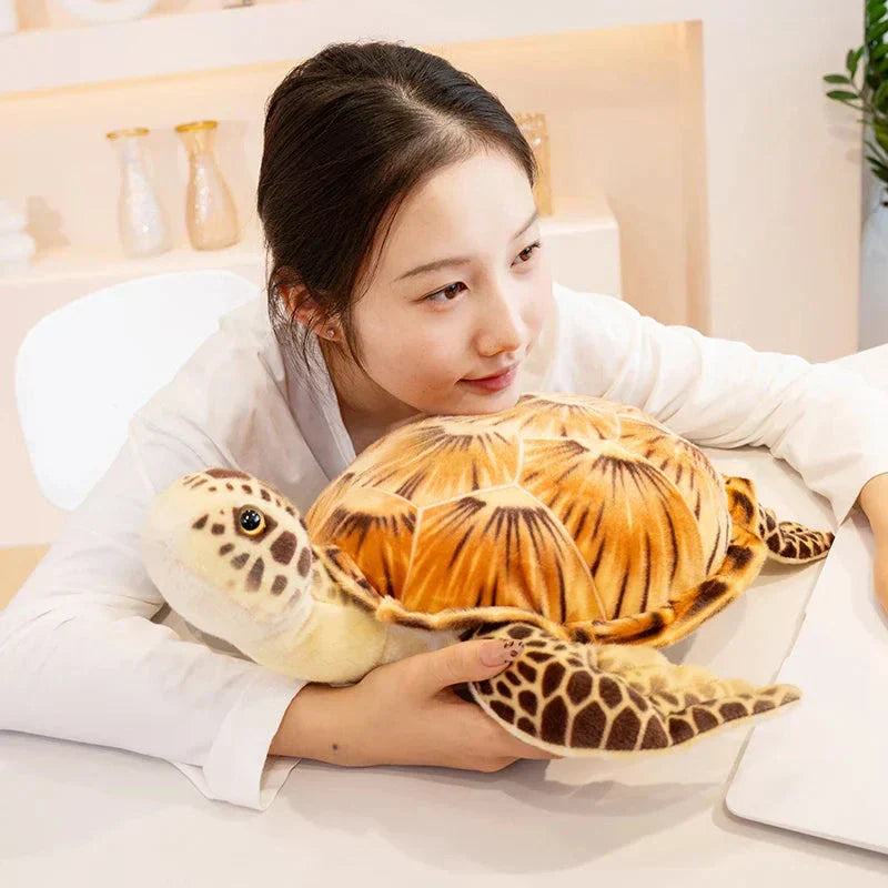 Realistic Sea Turtle Cuddle Toys