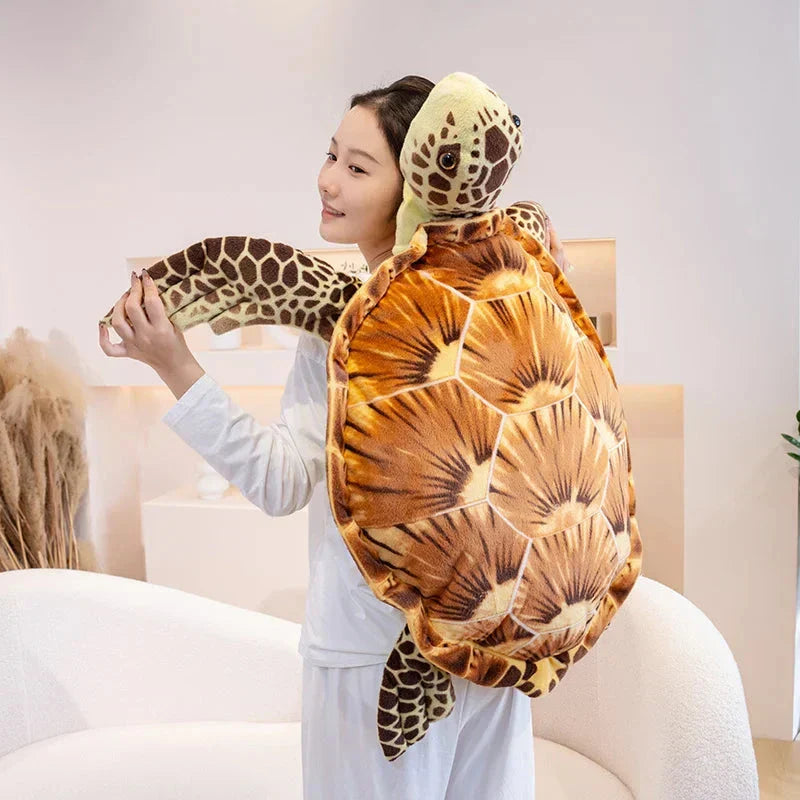 Realistic Sea Turtle Cuddle Toys