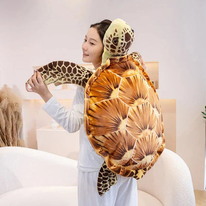 Realistic Sea Turtle Cuddle Toys