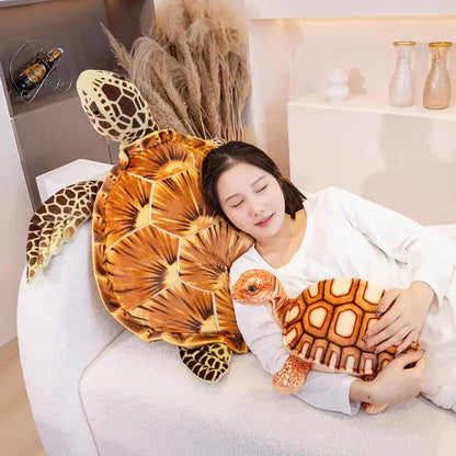 Realistic Sea Turtle Cuddle Toys