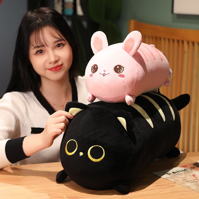Cuddly Cat Plush Bunny Soft Friends