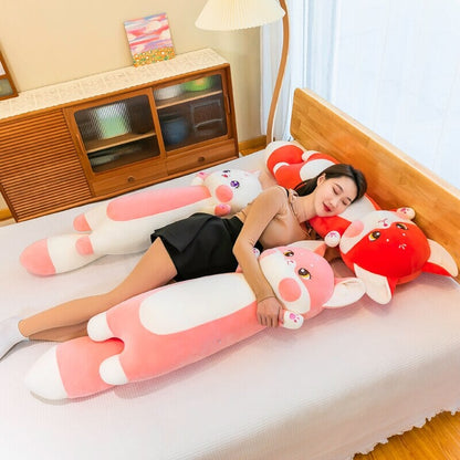 Soft Pink Fox Plush Toy Family Set - Befez