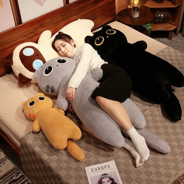 Big Soft Cuddly Cat Plush Toys