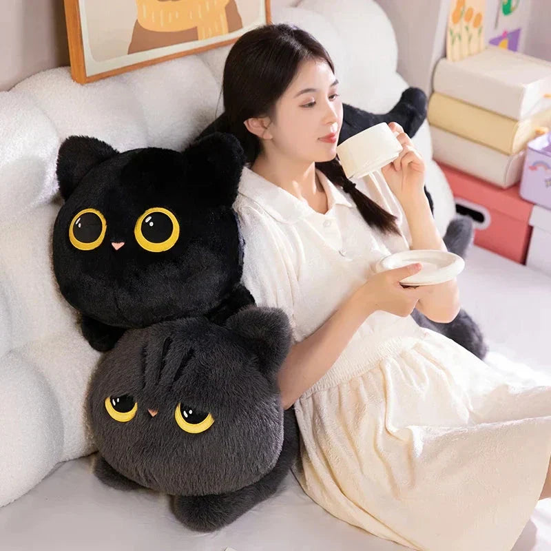 Big Soft Gray Kitten Plush Toys - Befez