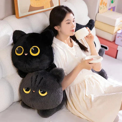Big Soft Gray Kitten Plush Toys - Befez