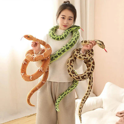 Colorful Soft Snake Stuffed Animals