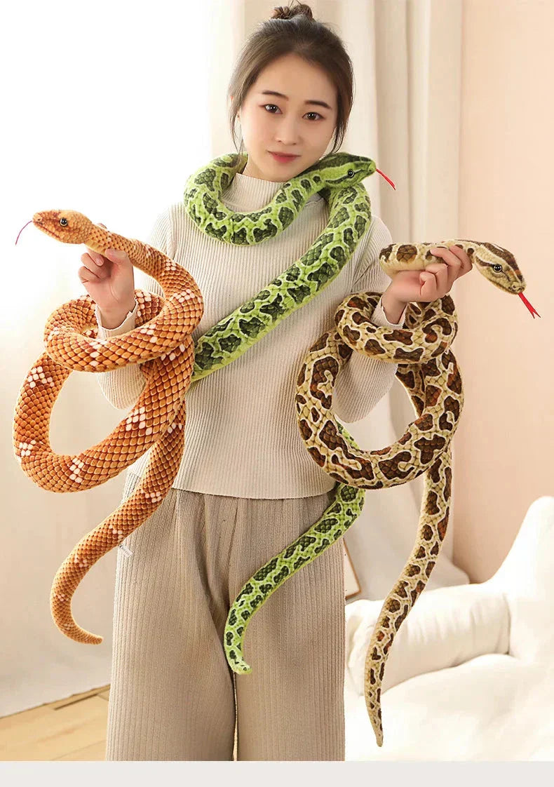 Colorful Soft Snake Stuffed Animals