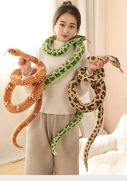 Colorful Soft Snake Stuffed Animals