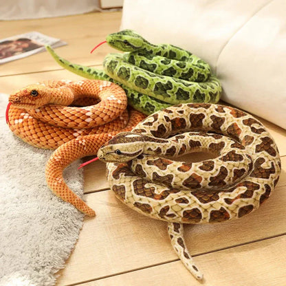 Colorful Soft Snake Stuffed Animals