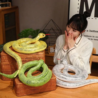 Colorful Soft Snake Stuffed Animals