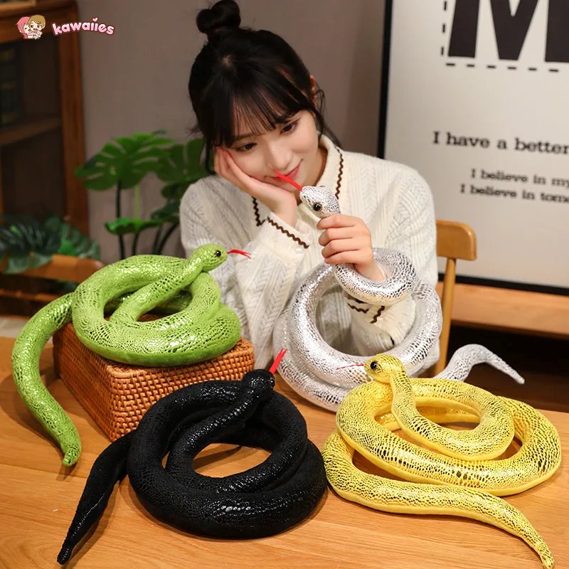 Colorful Soft Snake Stuffed Animals