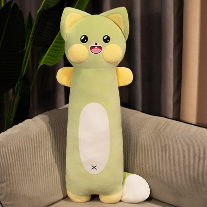 Cuddly Cat and Raccoon Soft Plush Toys