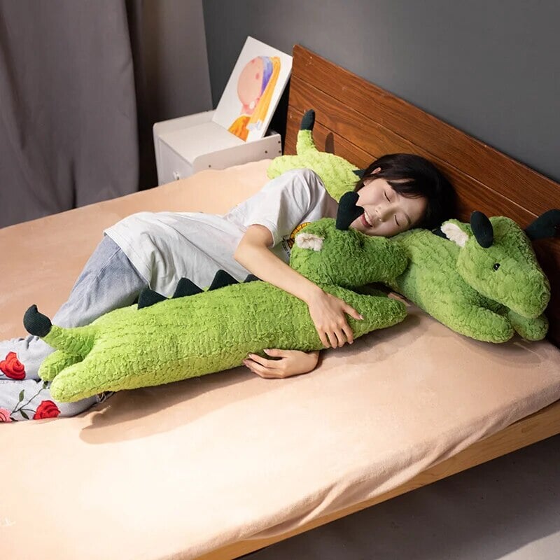 Cuddly Large Green Plush Dragon Toys