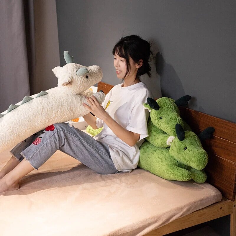 Cuddly Large Green Plush Dragon Toys