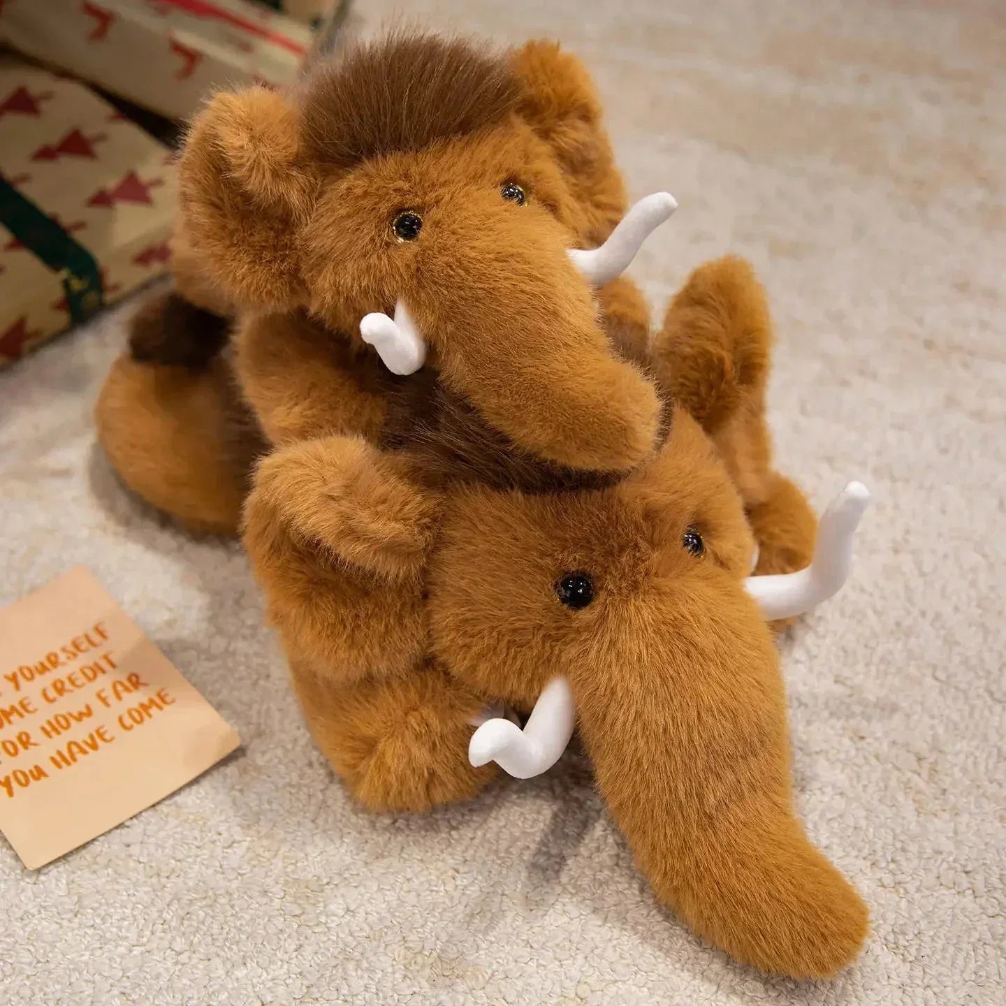 Cuddly Marmo Mammoth Soft Toy
