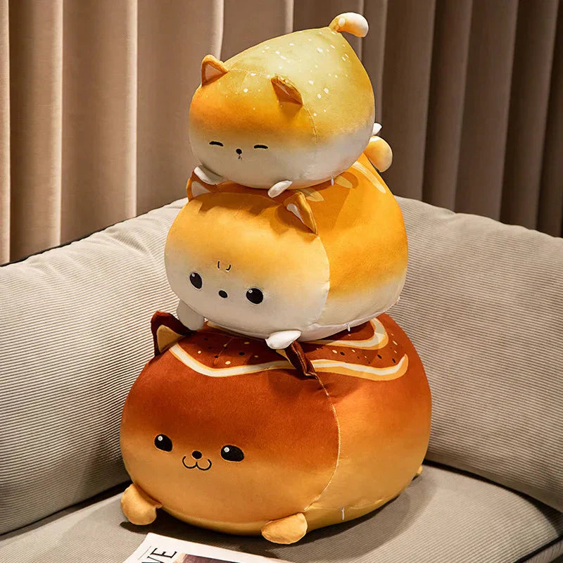 Cute Kitten Bread Figures Set