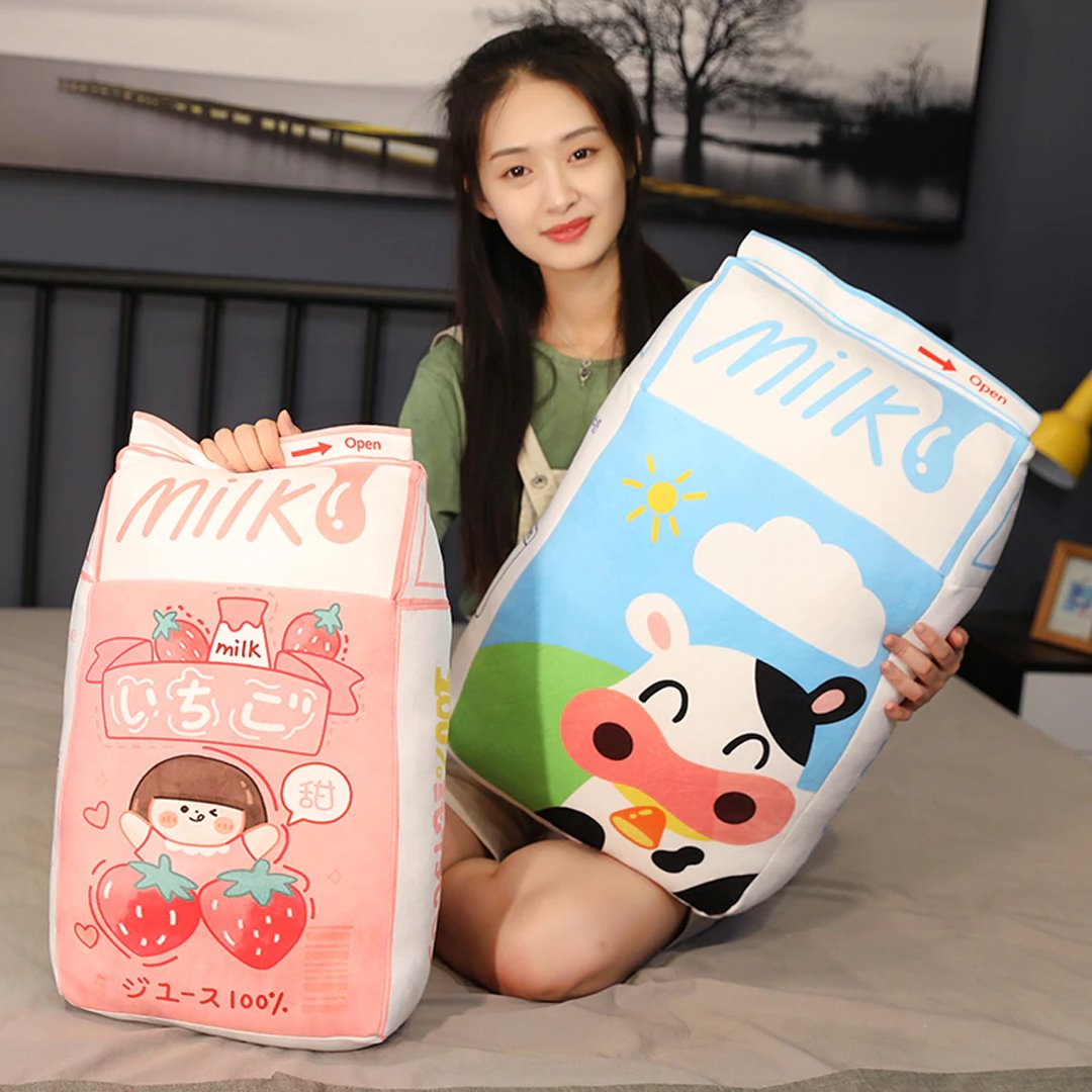 Cute Milk Box Soft Toy