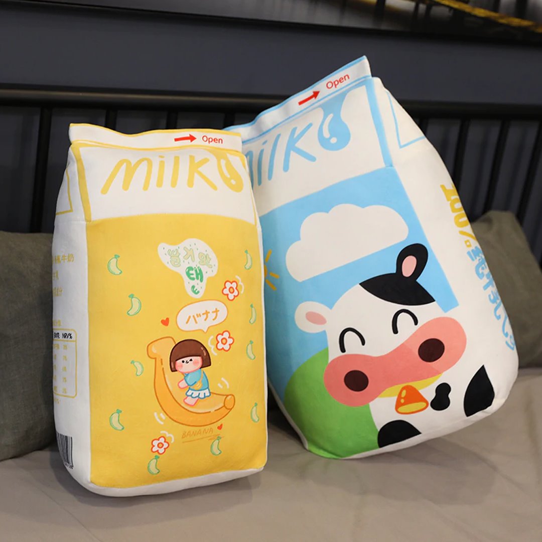 Cute Milk Box Soft Toy
