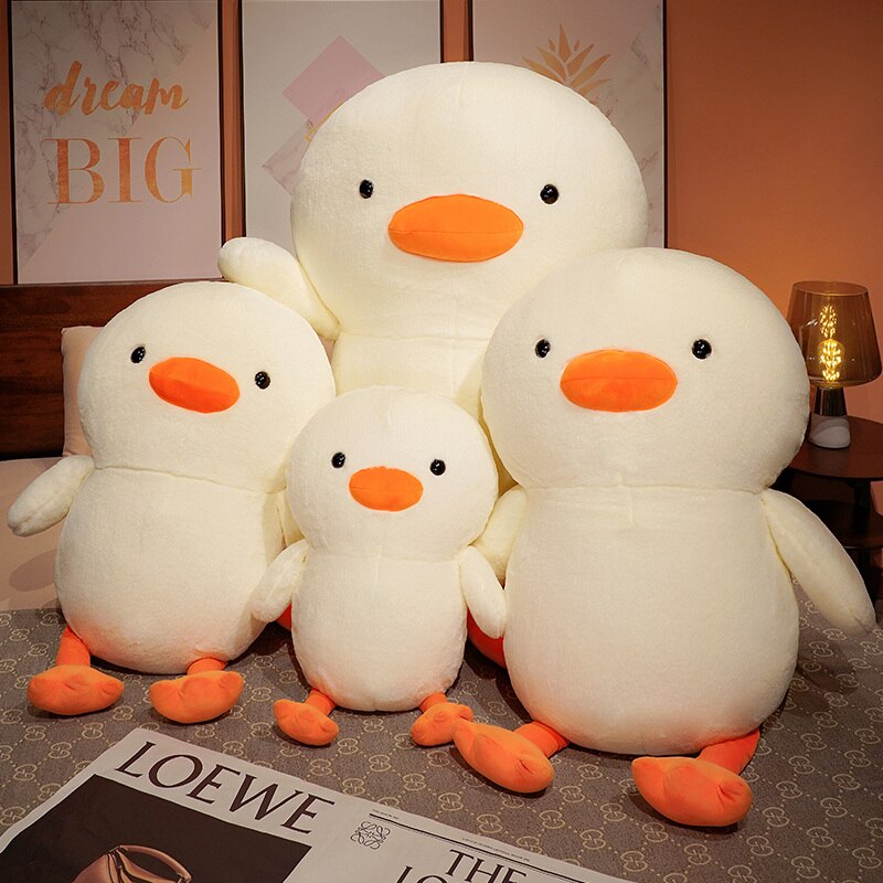 Adorable Soft White Duck Plush Toy