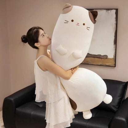 Soft Cuddly Spotted Kitten Plush Toy