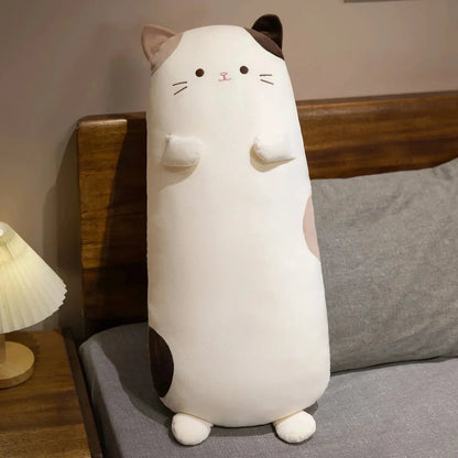Soft Cuddly Spotted Kitten Plush Toy