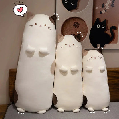 Soft Cuddly Spotted Kitten Plush Toy