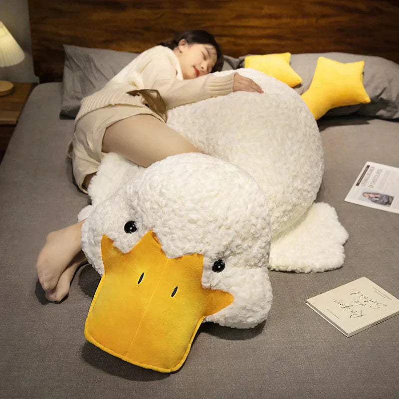 Big Soft White Duck Stuffed Animal Toy