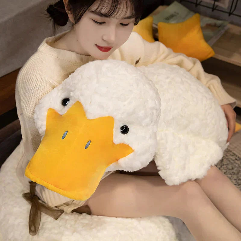Big Soft White Duck Stuffed Animal Toy