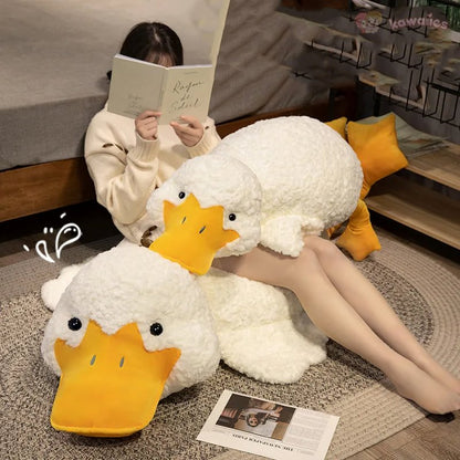 Big Soft White Duck Stuffed Animal Toy