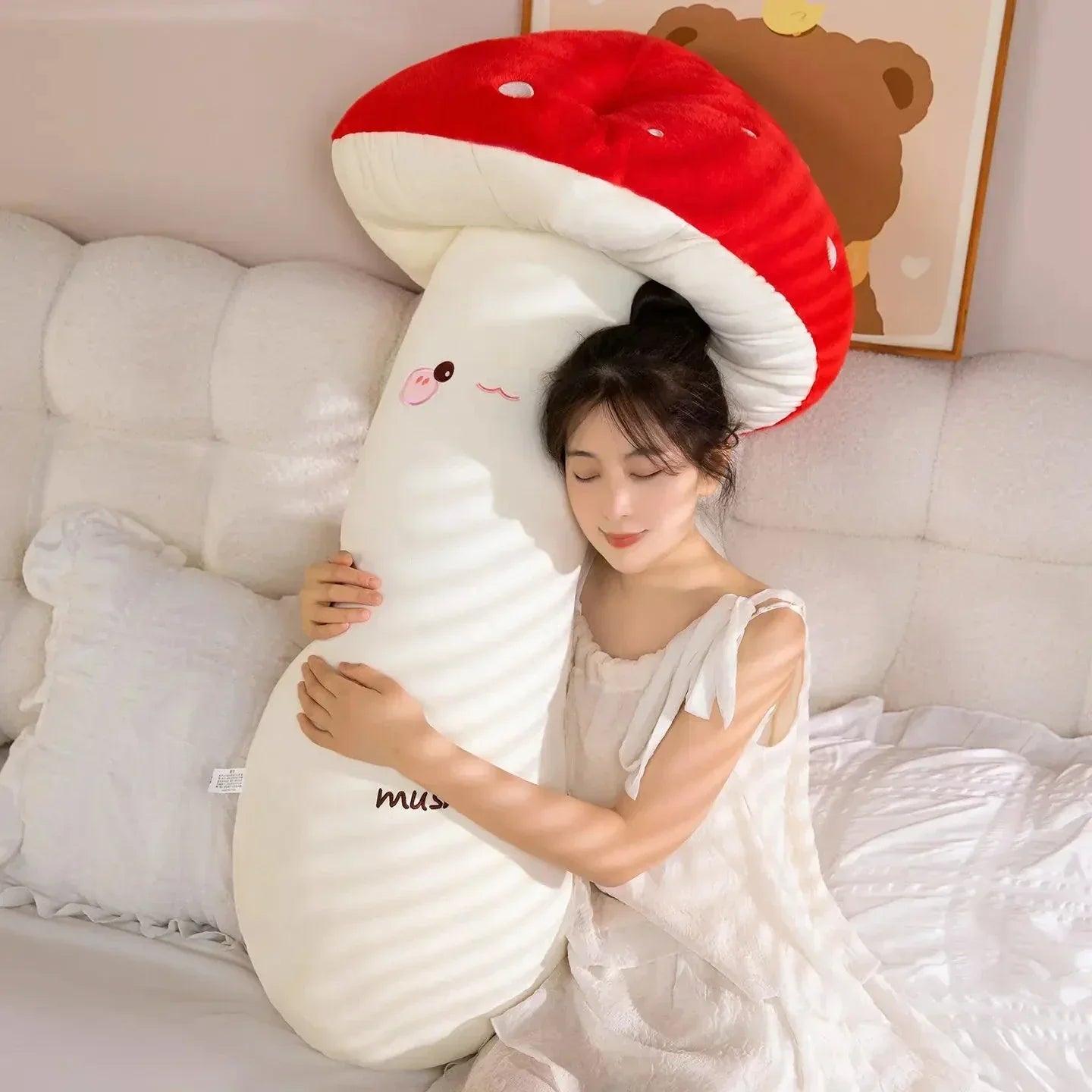 Cuddly Soft Mushroom Stuffed Toy Plushie