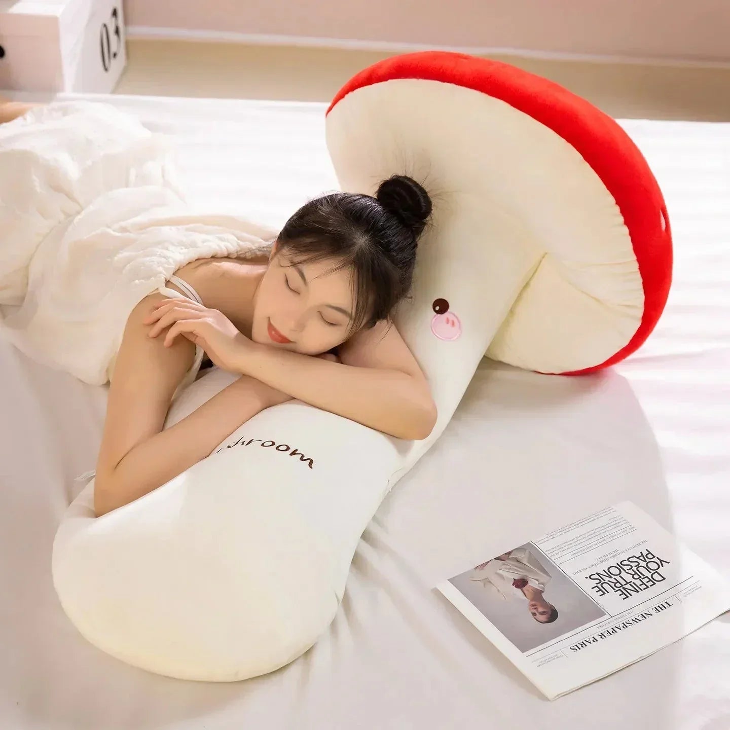 Cuddly Soft Mushroom Stuffed Toy Plushie