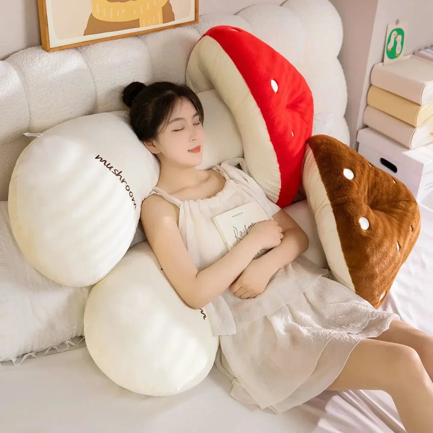 Cuddly Soft Mushroom Stuffed Toy Plushie