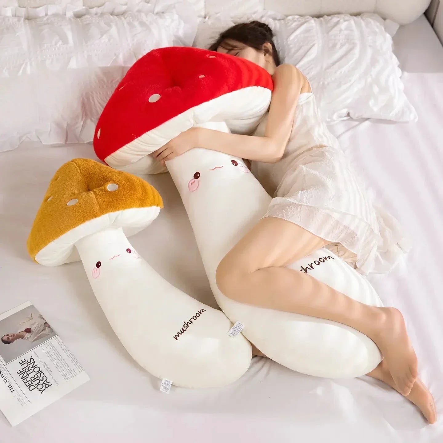 Cuddly Soft Mushroom Stuffed Toy Plushie