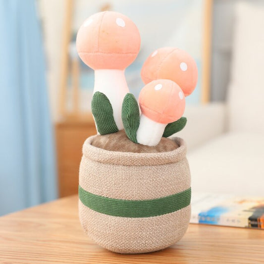 Cute Mushroom Planter Soft Toy - Befez