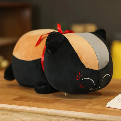 Cute Nyanko Cat Soft White Plush Toy