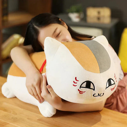 Cute Nyanko Cat Soft White Plush Toy
