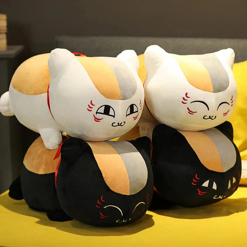 Cute Nyanko Cat Soft White Plush Toy
