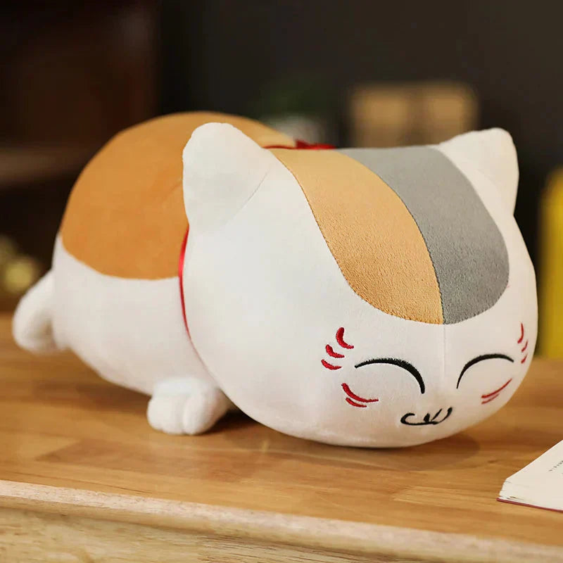 Cute Nyanko Cat Soft White Plush Toy