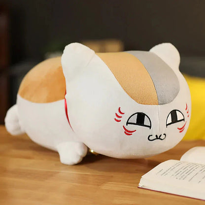 Cute Nyanko Cat Soft White Plush Toy