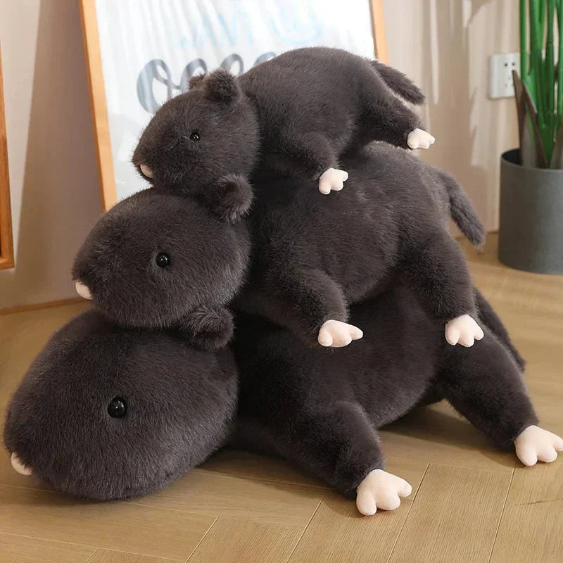Cuddly Black Rat Soft Toy